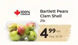 Marche Leo's Bartlett Pears Clam Shell offer
