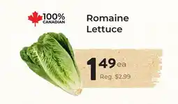 Marche Leo's Romaine Lettuce offer