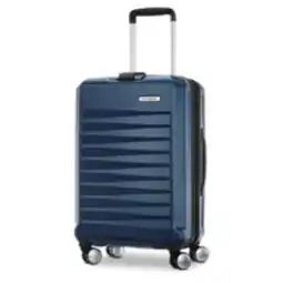 Staples Samsonite Quest-X Spinner Carry-On Expandable - 21.5 - Blue Lagoon offer