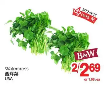 T&T Supermarket WATERCRESS offer