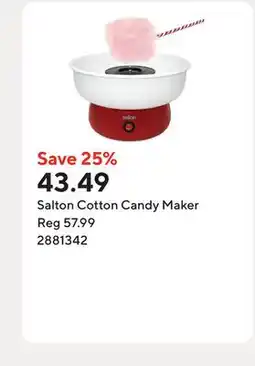 Staples Salton Cotton Candy Maker offer