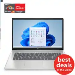 Staples HP 17.3 Laptop - AMD Ryzen 5 7530U - 1TB SSD - 16GB RAM - Windows 11 offer