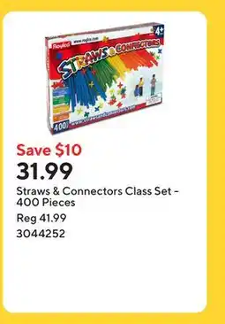 Staples Straws & Connectors Class Set - 400 Pieces offer
