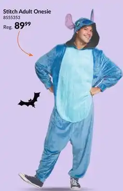 Party City Stitch Onesie Halloween Costume, Multi-Colour, Adult, More Options Available offer