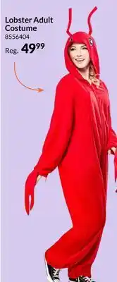 Party City Lobster Onesie Halloween Costume with Claw Mittens, Red, Adult, More Options Available offer