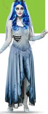 Party City Corpse Bride Emily Halloween Costume with Dress & Veil, Multi-Colour, Adult, More Options Available offer