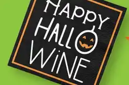 Party City Sophistiplate Happy Hallo-wine Orange & Black Halloween Cocktail Napkin, 20-pk offer