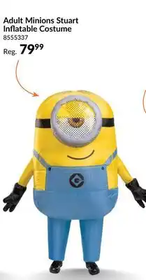 Party City Minion Stuart Inflatable Halloween Costume, Multi-Colour, Adult, Standard offer