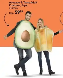 Party City Avocado & Toast Couple Halloween Costume, Multi-Colour, Adult, More Options Available offer