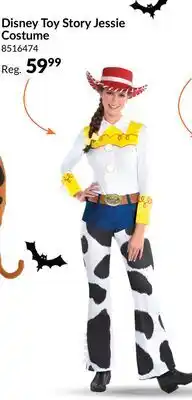 Party City Women's Disney Pixar Toy Story Jessie Cow Print Jumpsuit with Hat Halloween Costume, Assorted Sizes offer