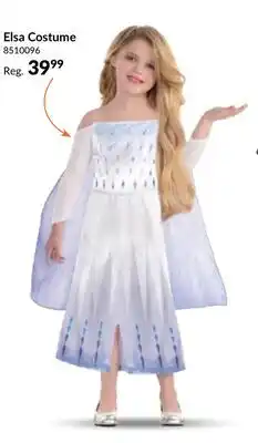 Party City Toddler & Kids' Disney Frozen 2 Elsa Blue Snow Queen Dress Halloween Costume, Assorted Sizes offer