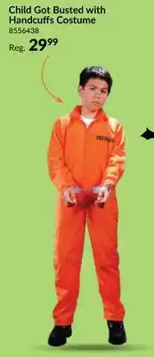 Party City Child Got Busted with Hand Cuffs Halloween Costume, Orange, Child, More Options Available offer