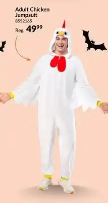 Party City Adult Chicken Zipster Fleece Jumpsuit Halloween Costume with Hood, More Options Available offer