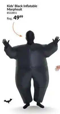Party City Kids' Black Inflatable Morphsuit Halloween Costume, One Size offer
