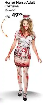 Party City Horror Short Nurse Dress Halloween Costume with Collar & Headpiece, Multi-Colour, Adult, XL offer