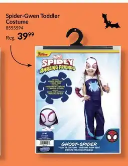 Party City Marvel Spider-Man Gwen Ghost Official Halloween Costume, Multi-Colour, Toddler, 3-4T offer