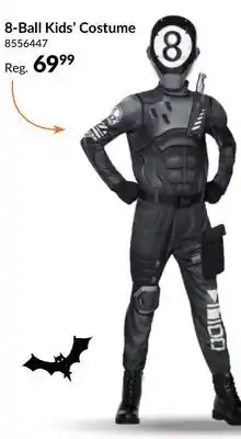 Party City Fortnite 8 Ball Jumpsuit Halloween Costume with Mask, Black, Child, More Options Available offer