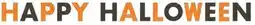 Party City Unique Happy Halloween Glitter Banner Décor, Black/Orange, 9-ft offer