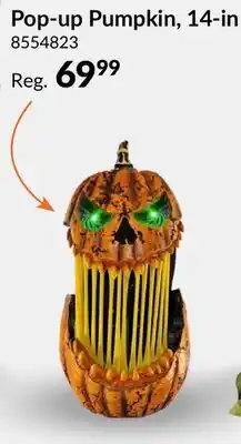 Party City Pop-Up Pumpkin Character for Halloween, Battery Powered, 14-in offer