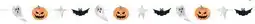 Party City Unique Bats And Ghosts Foil Garland Halloween Décor, 8.5-ft offer
