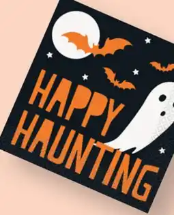 Party City Happy Haunting Halloween Themed Lunch Napkin, 16-pk offer