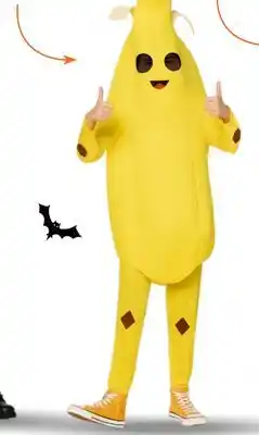 Party City Fortnite Peely Jumpsuit Halloween Costume, Yellow, Child, More Options Available offer