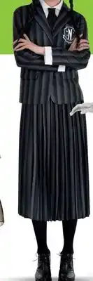 Party City Women's Wednesday School Uniform Halloween Costume offer
