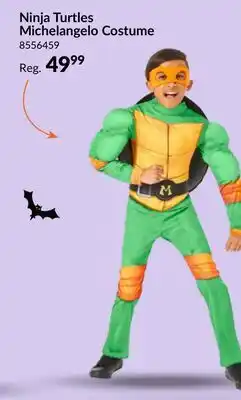 Party City Teenage Mutant Ninja Turtle Michelangelo Jumpsuit Halloween Costume, Green, Toddler, 3-4T offer