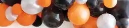 Party City Unique Halloween Latex Balloon Arch, White, Black & Orange, 40-Pack offer