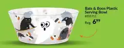 Party City Bat And Ghost Halloween Themed Plastic Serving Bowl offer