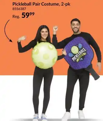 Party City Pickleball Pair Costume, 2-pk offer