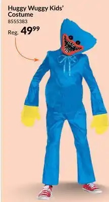 Party City Huggy Wuggy Halloween Costume with Attached Hands & Mask, Blue/Yellow, Child, More Options Available offer