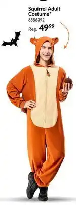 Party City Squirrel Zip Up Onesie Halloween Costume with Hood & Tail, Brown, Adult, More Options Available offer