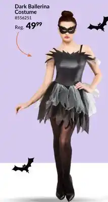 Party City Dark Ballerina Tulle Halloween Costume, Multi-Colour, Adult, More Options Available offer