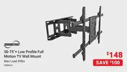 Visions Electronics 50-75+ Low Profile Full Motion TV Wall Mount offer