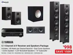 Visions Electronics YAMAHA 5.1-Channel A/V Receiver and Speakers Package offer