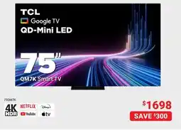 Visions Electronics QM7K Smart TV 75 offer