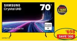 Visions Electronics SAMSUNG 70 DU7100 4K Smart TV offer