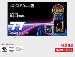 Visions Electronics LG OLED NATIVE 120Hz PANEL offer