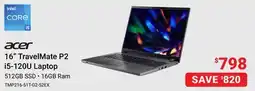 Visions Electronics 16 TravelMate P2 i5-120U Laptop offer