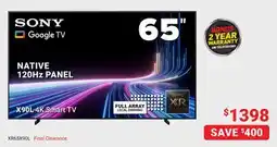 Visions Electronics SONY 65 X90L 4K Smart TV offer