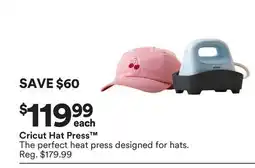 Michaels Cricut Hat press offer