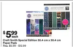 Michaels Craft Smith Special Edition 30.4 cm x 30.4 cm paper pads offer