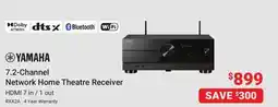 Visions Electronics YAMAHA 7.2-Channel Network Home Theatre Receiver offer