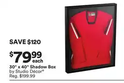 Michaels 30 x 40 Shadow Box by Studio Décor offer