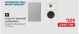Visions Electronics JBL 2-Way 4.5 Bookshelf Loudspeakers offer