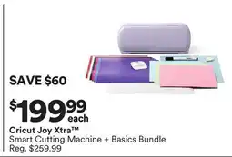 Michaels Cricut Joy Xtra Smart Cutting Machine + Basics Bundle offer