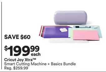 Michaels Cricut Joy Xtra Smart Cutting Machine + Basics Bundle offer