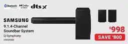 Visions Electronics 9.1.4-Channel Soundbar System Q-Symphony offer