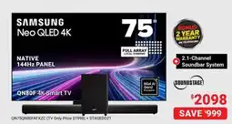 Visions Electronics SAMSUNG NEO QLED 4K QN80F 4K Smart TV WITH 2.1 Soundbar offer